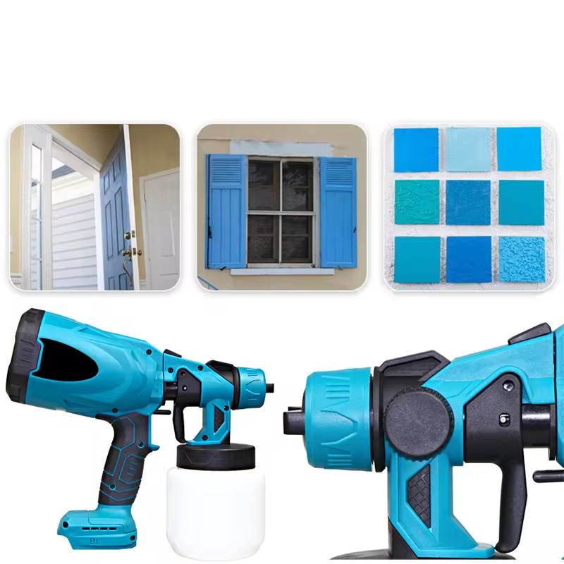 InstaSpray Pro™: Pistola de Pintura Inalámbrica de Alto Poder con 2 Baterías