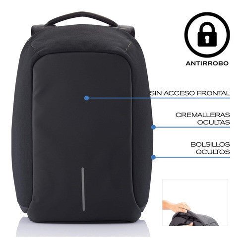 BOLSO MALETA ANTI - ROBO CON PUERTO USB - Mr Utilidades
