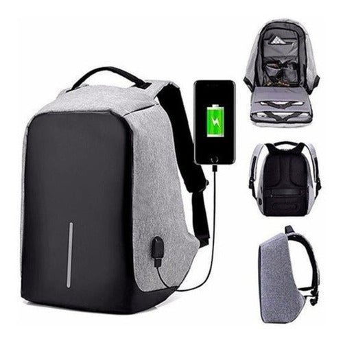 BOLSO MALETA ANTI - ROBO CON PUERTO USB - Mr Utilidades