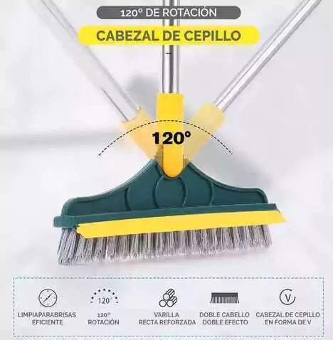 Cepillo Limpieza 2 En 1 - 120° + Palo de REGALO - Mr Utilidades