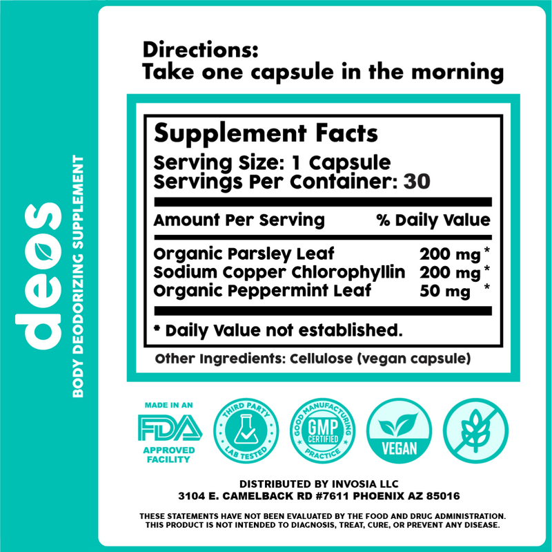 Deos™ – Desodorante Interno Natural