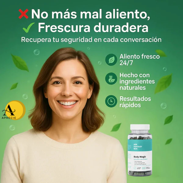 BODY MAGIC 30CAP. ADIÓS AL MAL OLOR