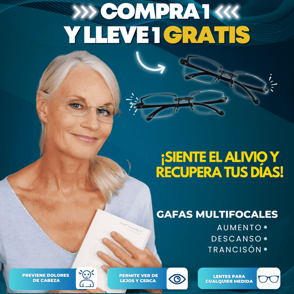 LENTES MULTIFOCALES - COMPRE 1 LLEVE 1 GRATIS - Mr Utilidades