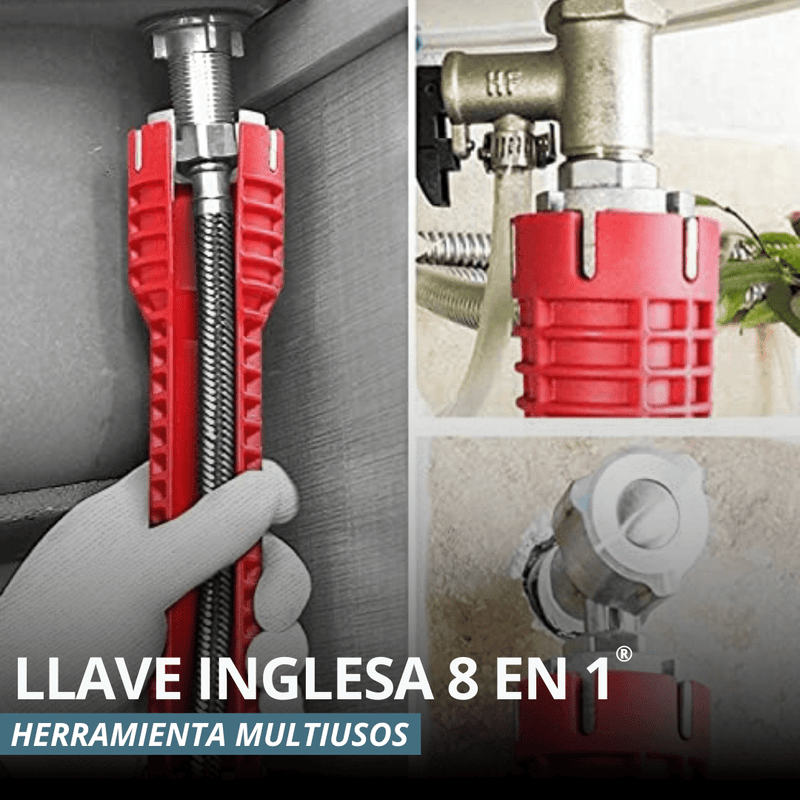 LLAVE INGLESA 8 EN 1 - Mr Utilidades