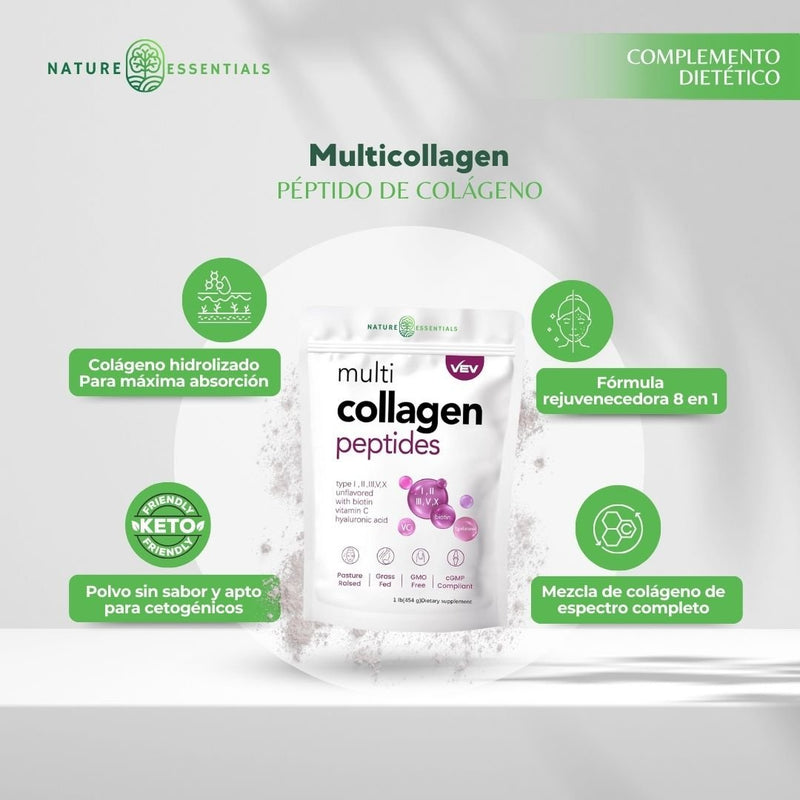MultiColageno Nature Essentials - Compre 1 Recibe 1 GRATIS M2 - Mr Utilidades