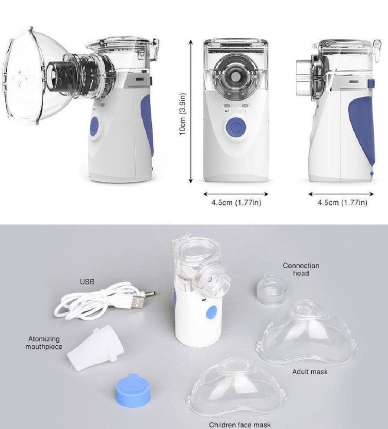 NEBULIZADOR PORTÁTIL ULTRASÓNICO 🫁 MESH AIRCARE PRO®️ (PEDIÁTRICO Y PARA ADULTOS) - Mr Utilidades